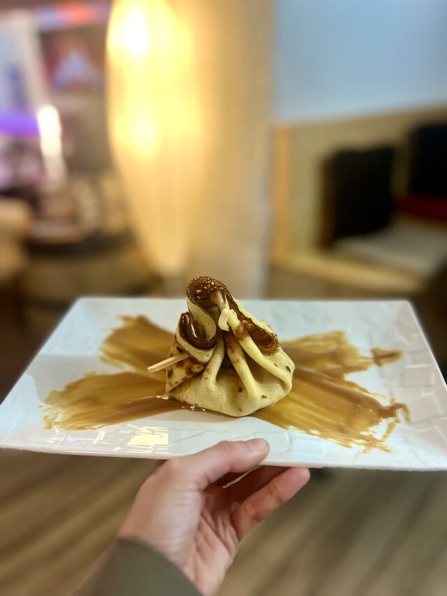 Aumonière banane chocolat
