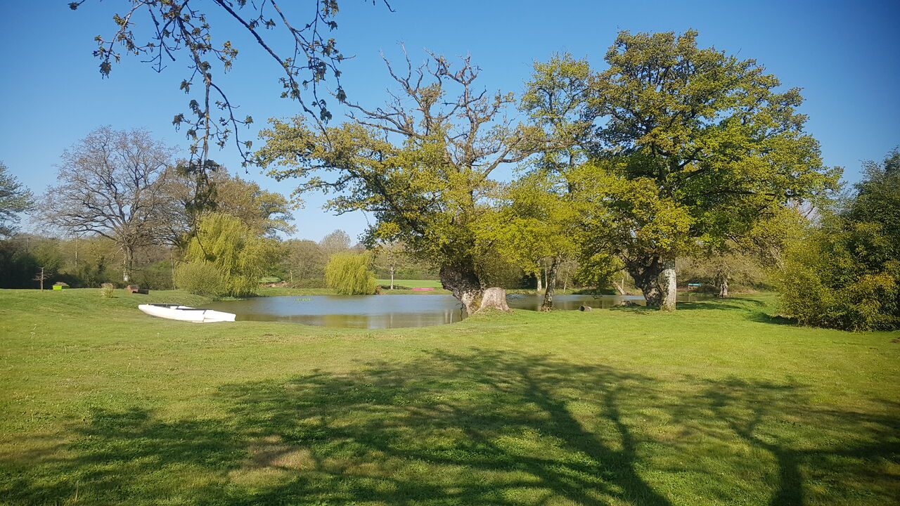 Le parc côté étang