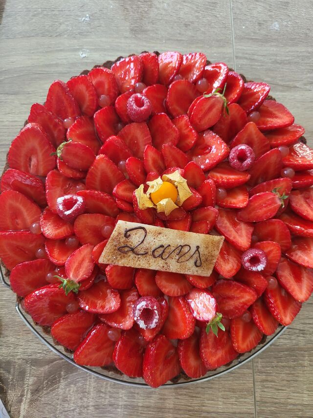Tarte aux fraises