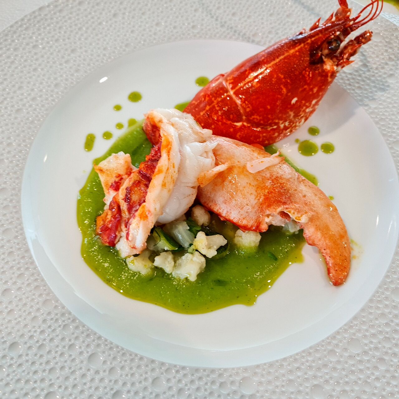 Plat pour un déjeuner VIP