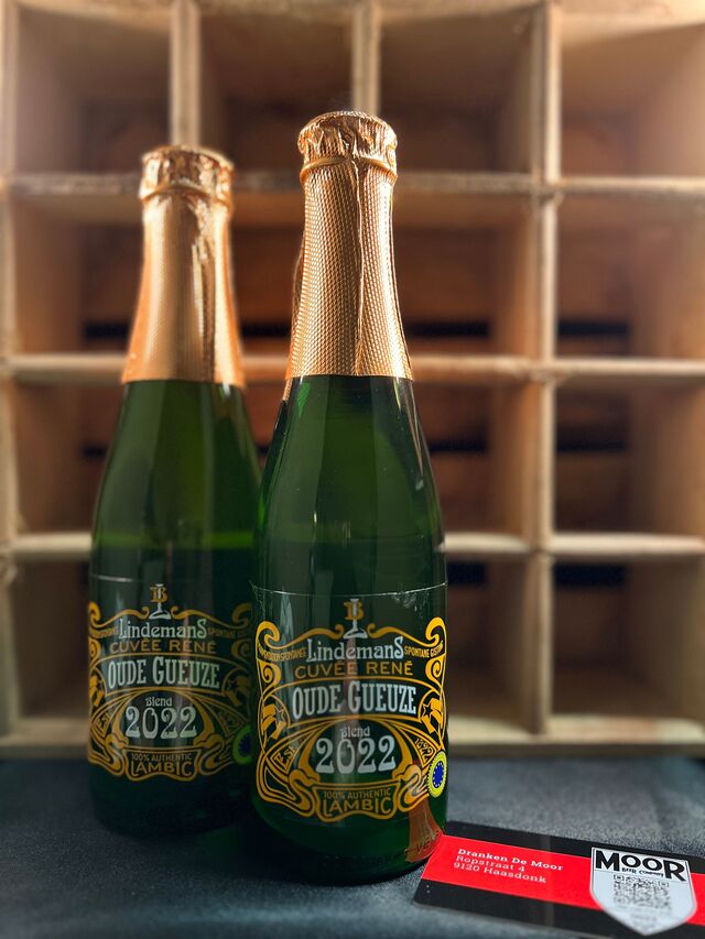 Lindemans Oude gueuze Cuvée René blend 2022 authentic Lambic 37,5cl