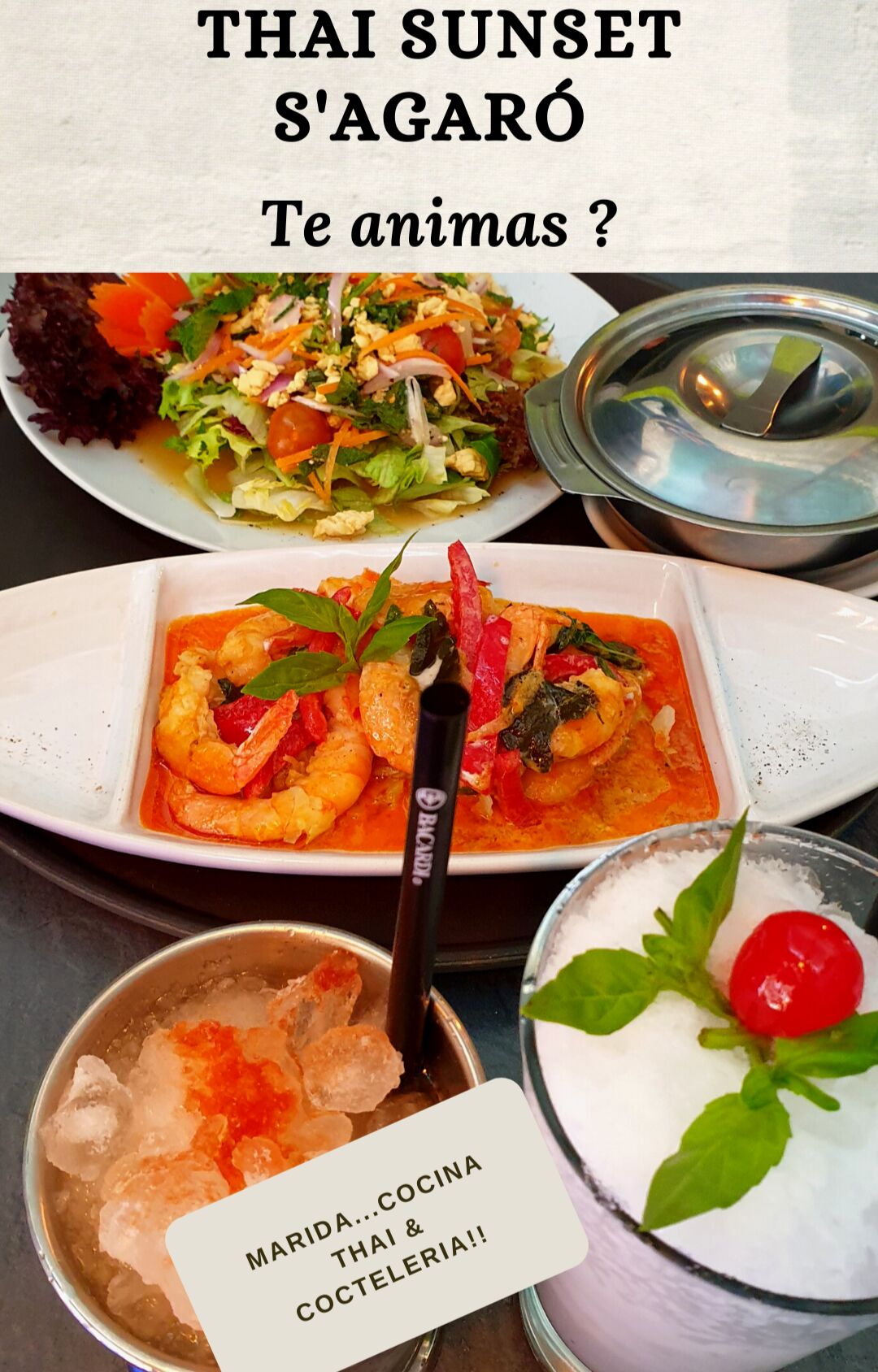 MARIDAJE COCINA THAI & COCTAILS!