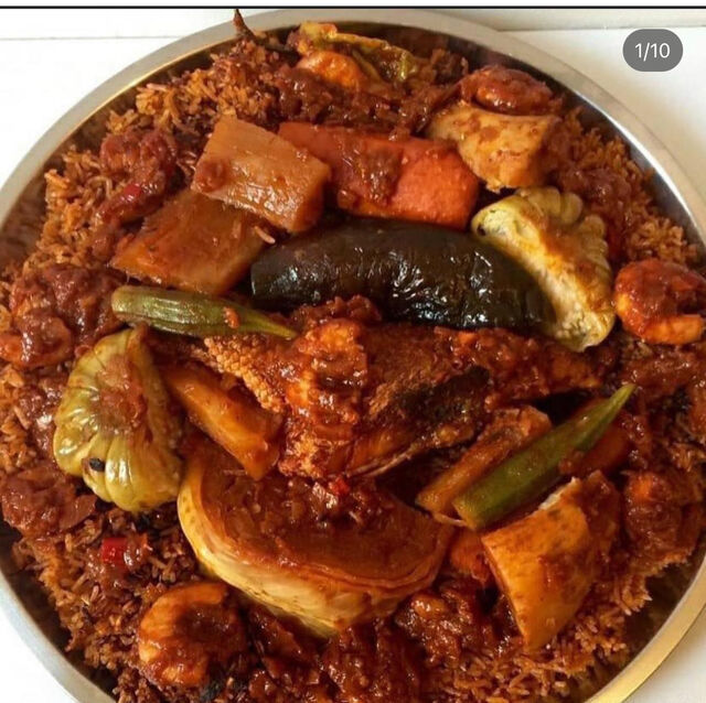 Riz au poisson.avec des légumes.