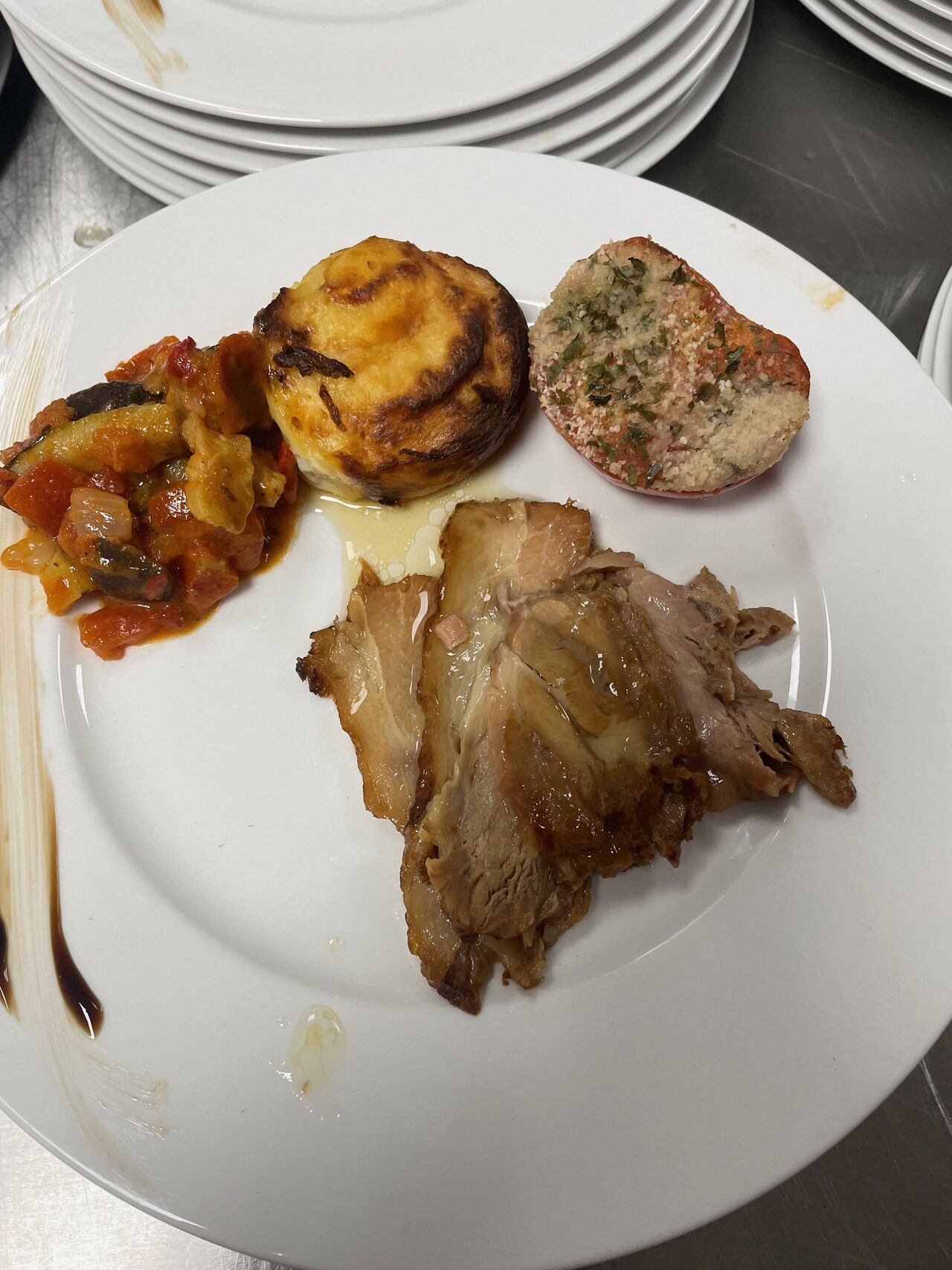 Paleron de veau braisé