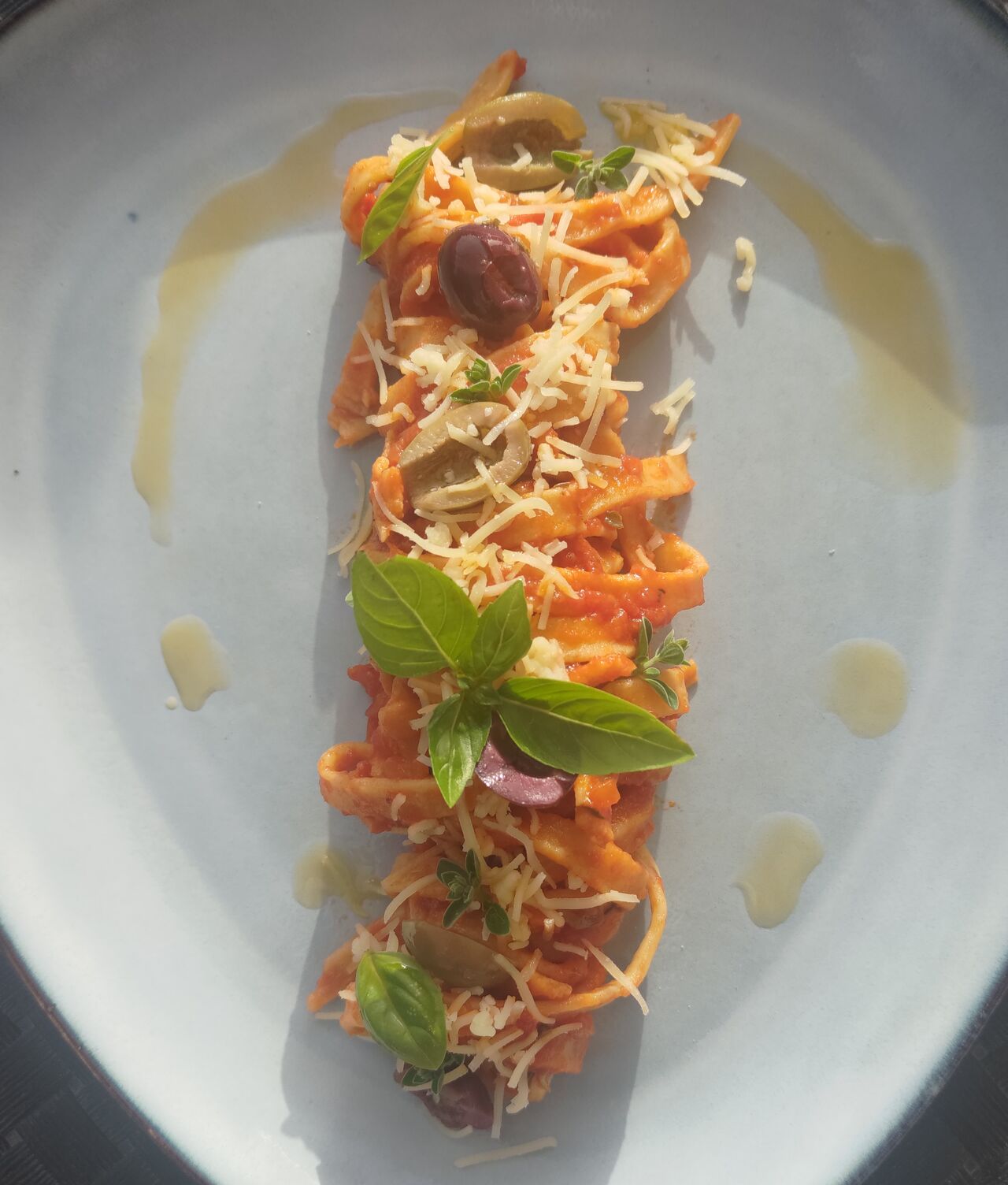 Tagliatelles a l'arrabiata