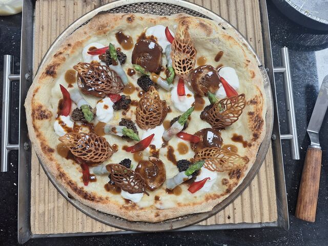 Stage cuisine sur pizza