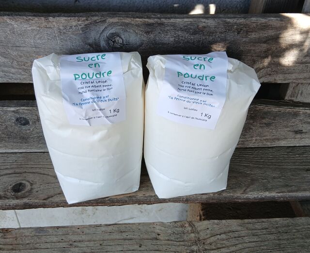 Sucre en poudre - sucrerie de fontaine le dun