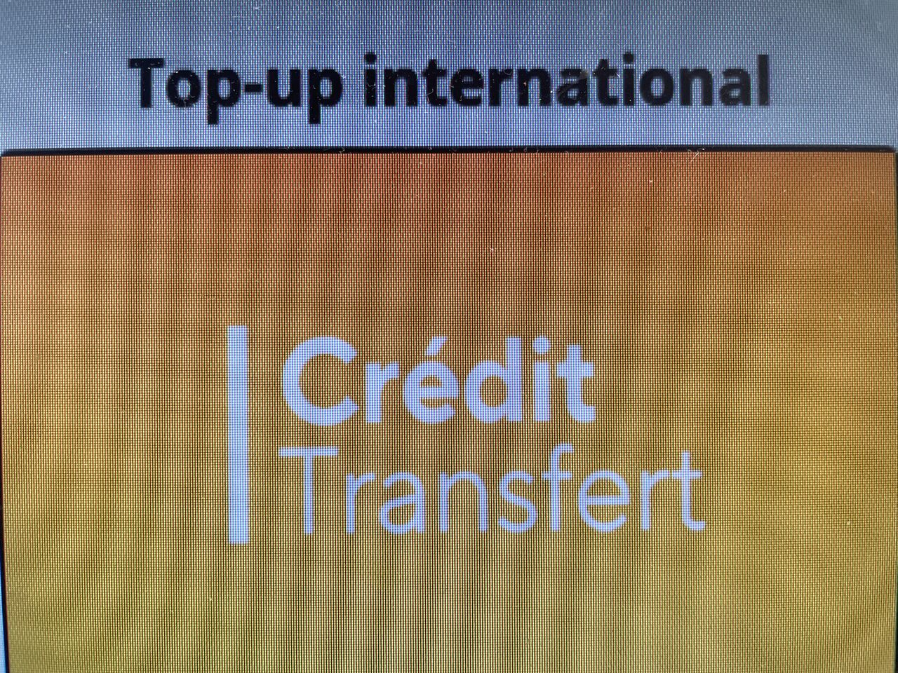Transfert credit international