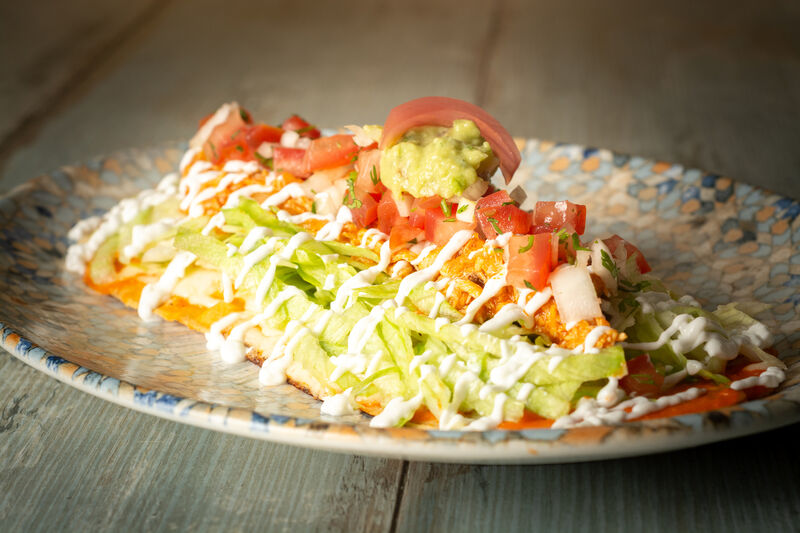 Huarache de Ternera / cerdo / pollo / veggie