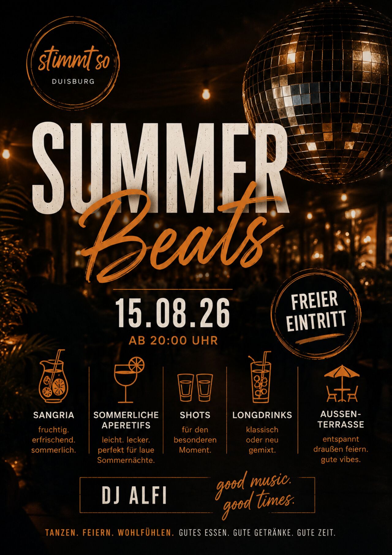 ☀️ SUMMERBEATS im stimmt so! 🍹🌴