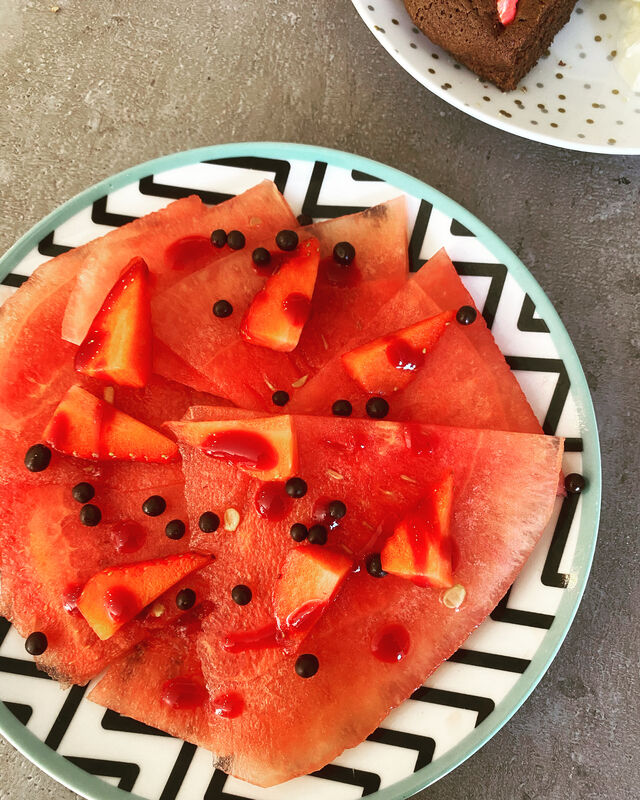Carpaccio de pastèque 