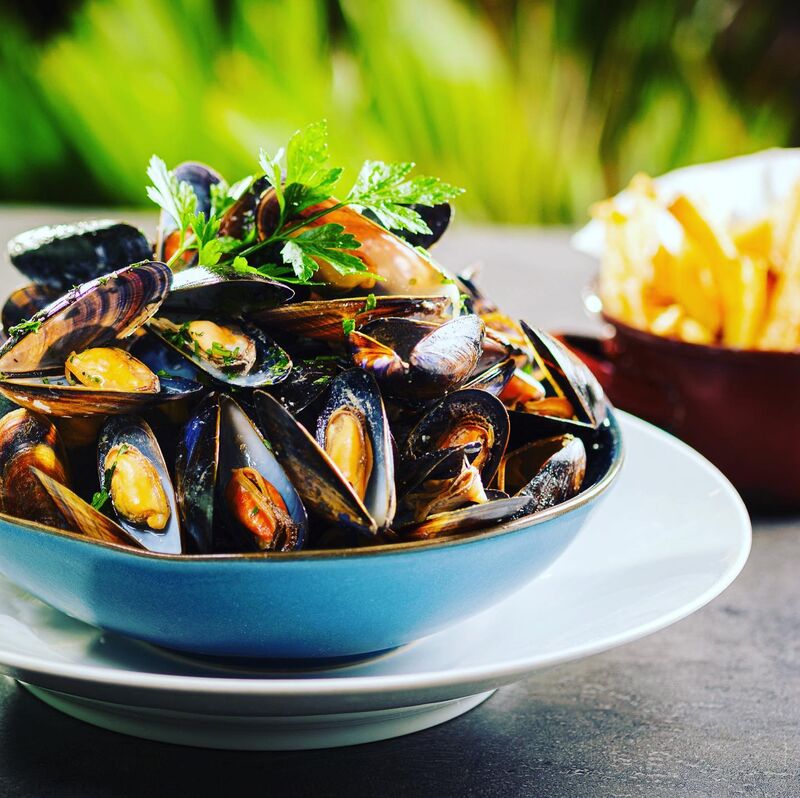 moules au chorizo et frites maison