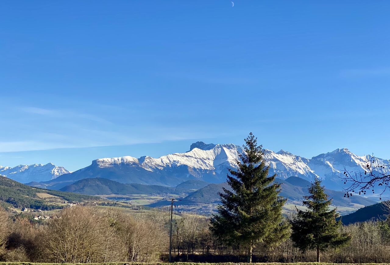 La vue de la terrasse