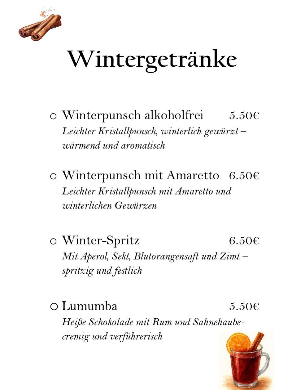 Wintergetränke