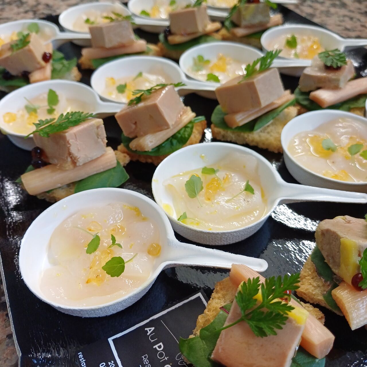 Plateaux apéritif - Uniquement sur demande, élaborés avec les produits de saison