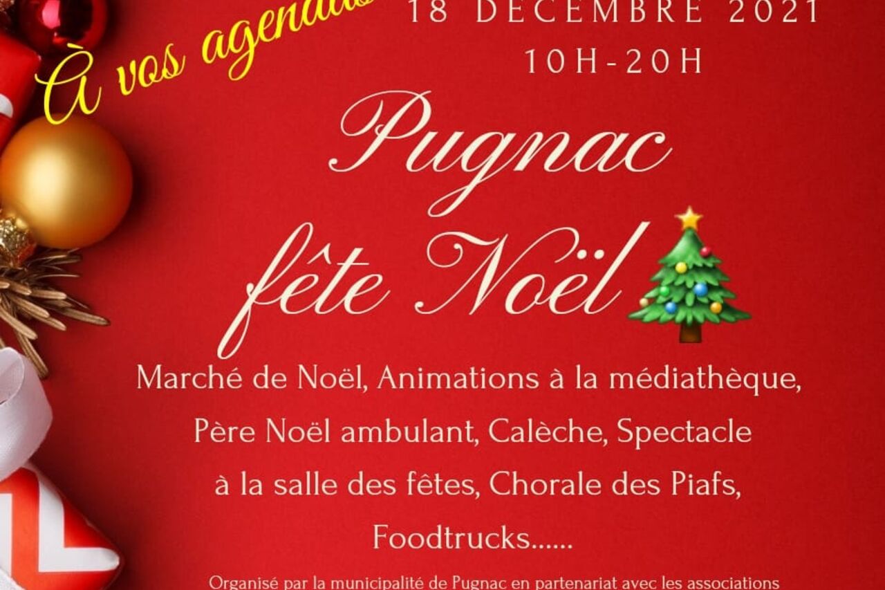 MARCHE DE NOEL PUGNAC-18 DECEMBRE 2021
