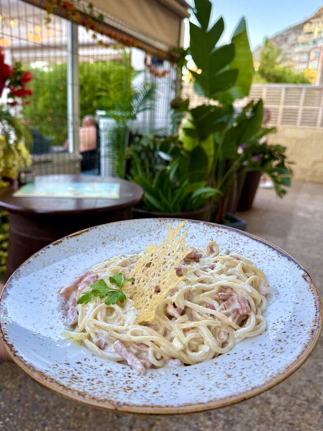 Pasta carbonara 