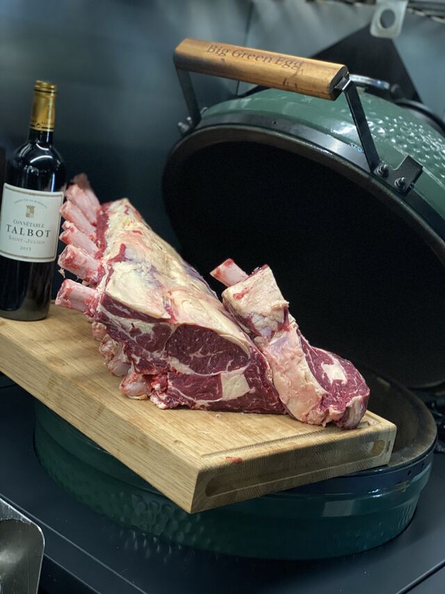 Une petite cote de bœuf avec notre Big Green 