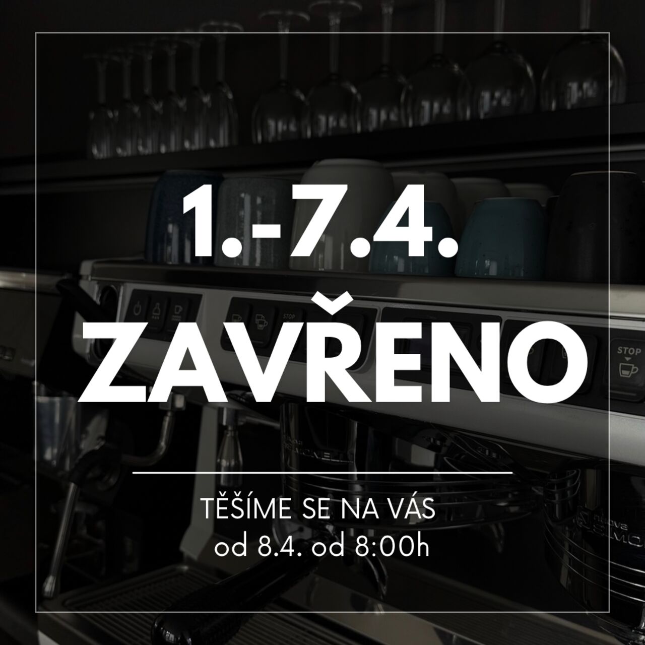 ZAVŘENO 1.-7.4.2026