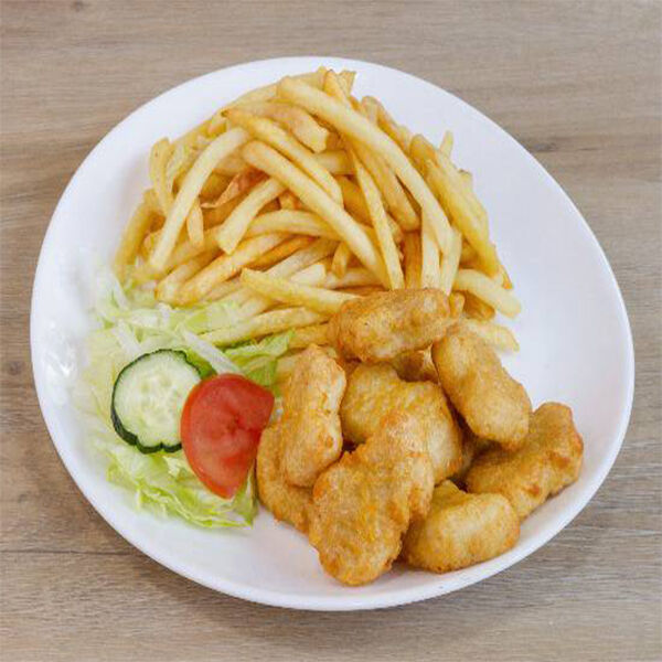 N°33 - Menu Chicken Nuggets
Servis avec frites et boisson 33 cl au choix.