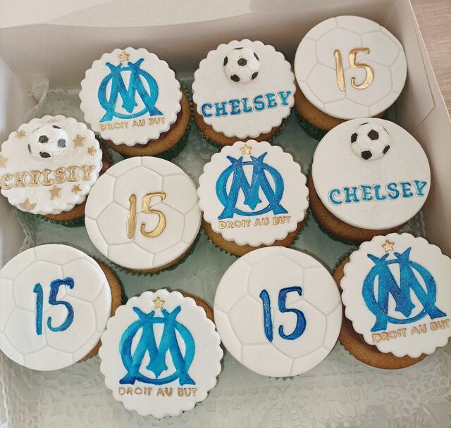 Cupcakes OM Olympique de Marseille