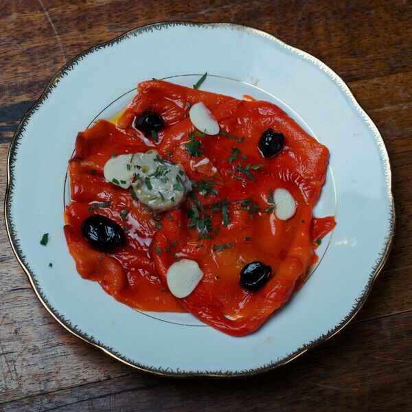 Poivrons grillés à l'anchoïade