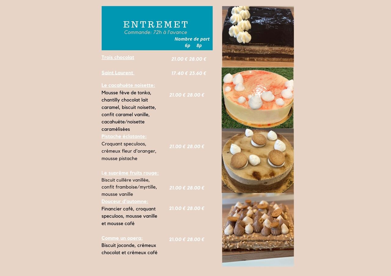 Les entremets