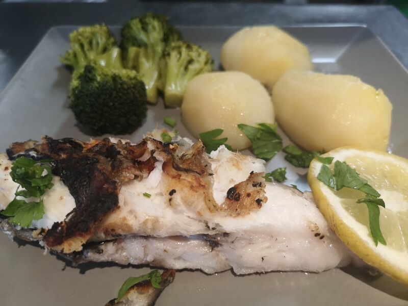 peixe-espada grelhado