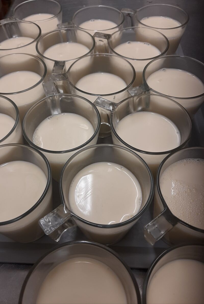 Pannacotta
Coulis de framboises ou chocolat ou caramel 