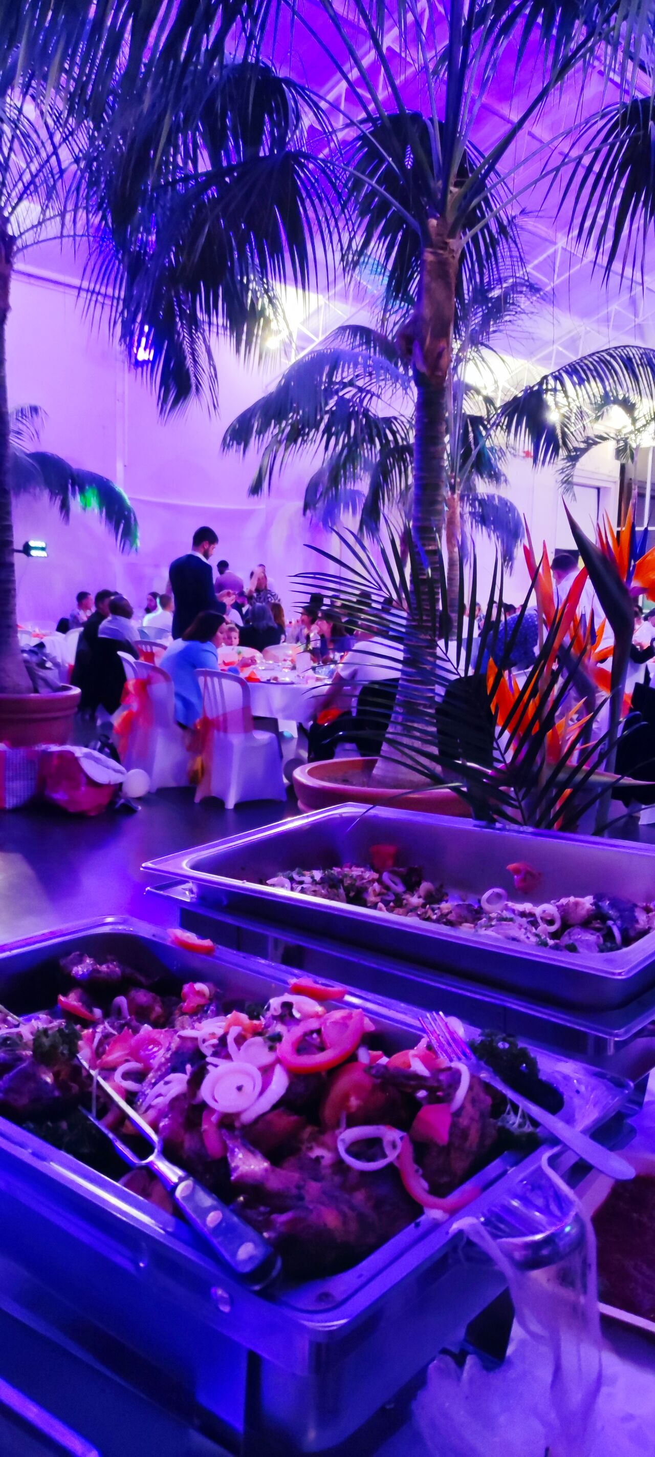 Poulet et Poisson braisé