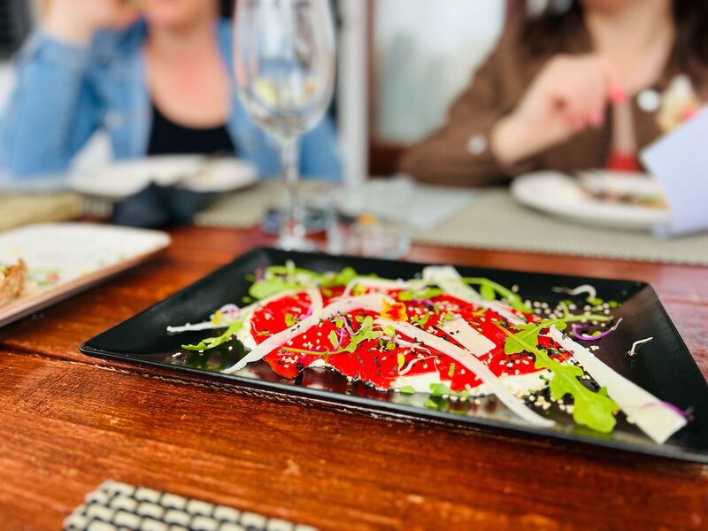 Carpaccio dee pimiento de piquillo 