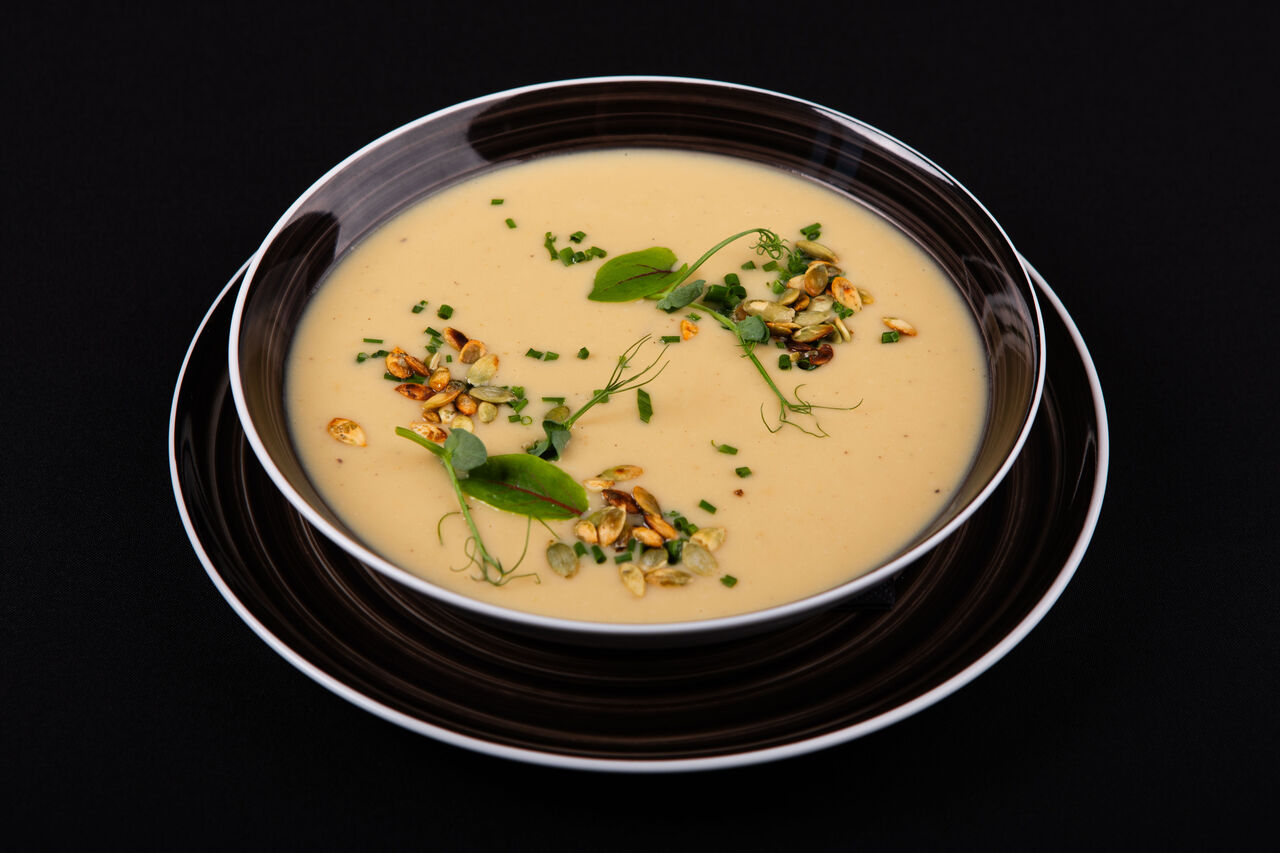 Krem z białych warzyw