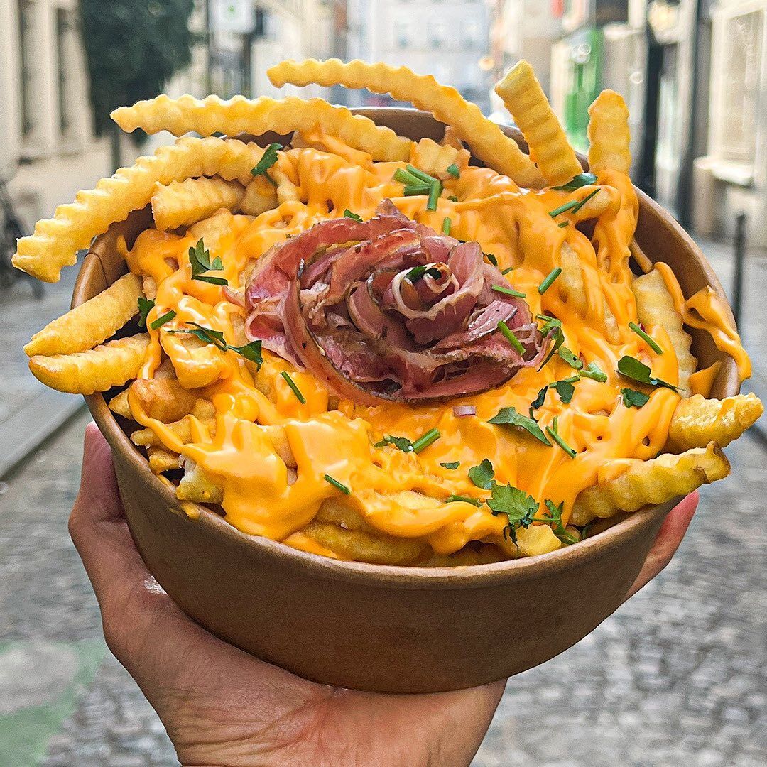 Frites cheddar bacon