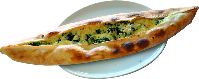 Pide mit spinat