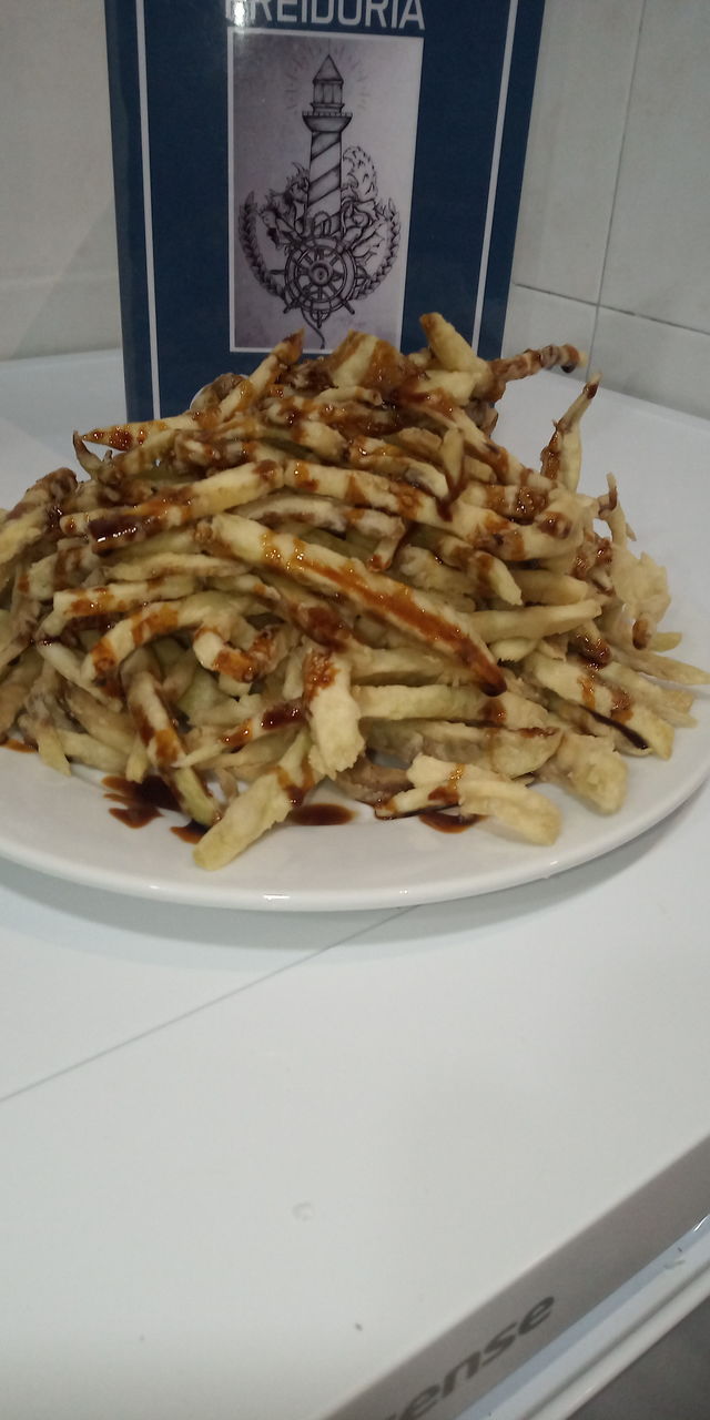 Berenjenas a la miel de caña