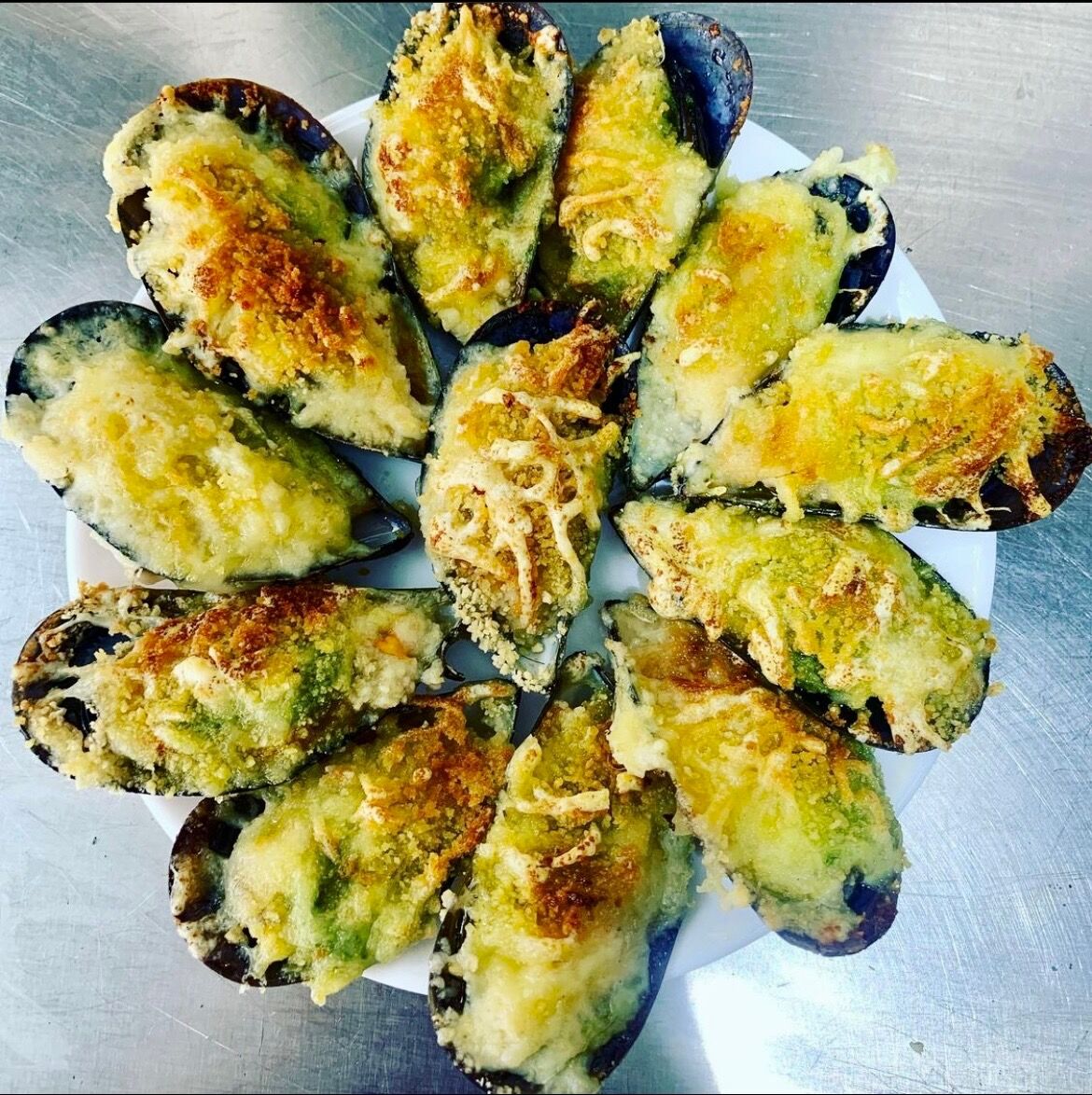 Moules gratinées du Barajo