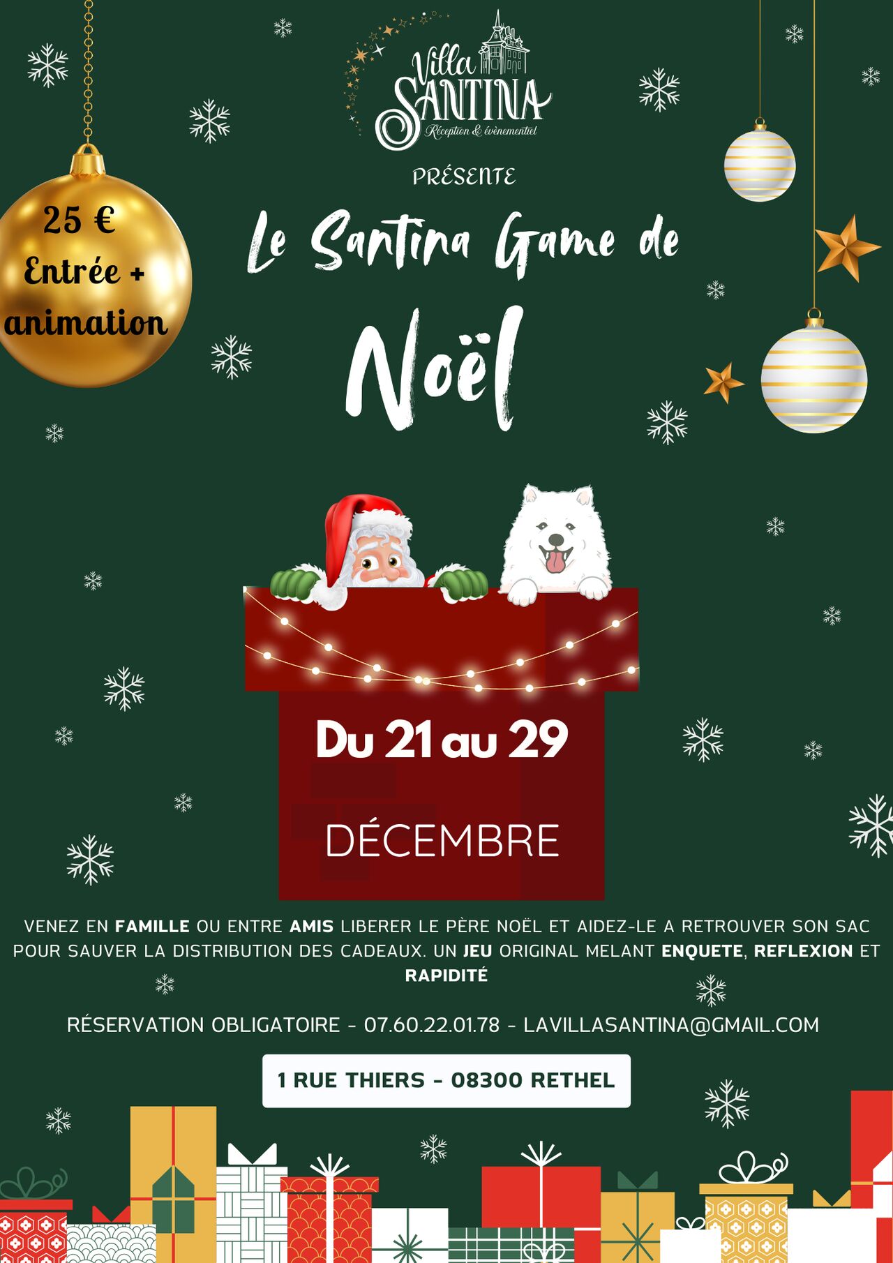 Le Santina Game de Noel
