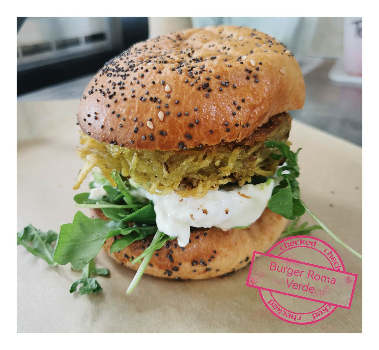 Burger Roma Verde 