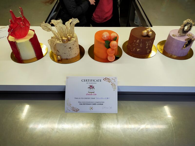 Résultat de Master class spécial RUSSIAN CAKES avec Bouchra de delicious Cake