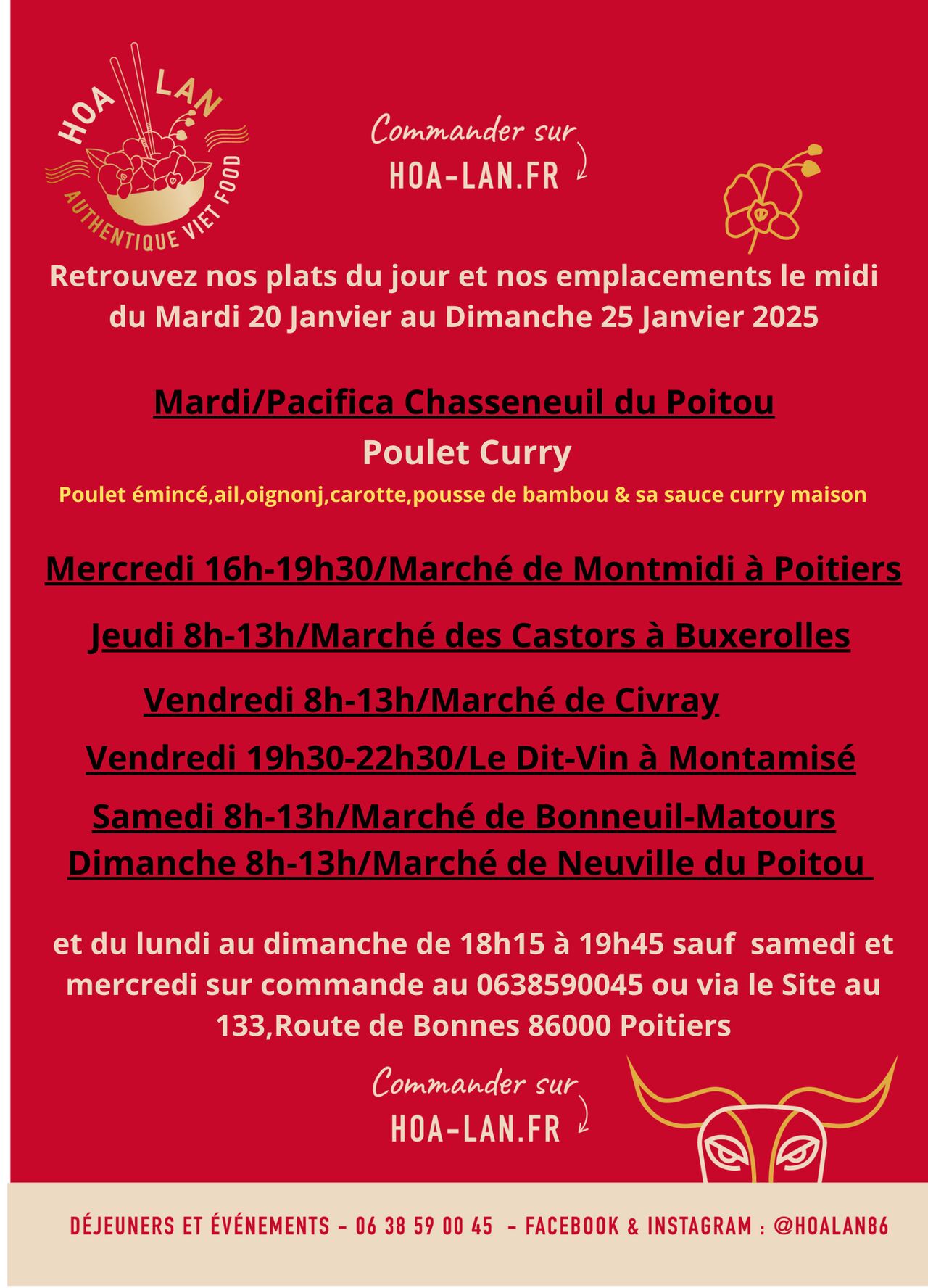 Semaine du 20 au 25 Janvier 2026