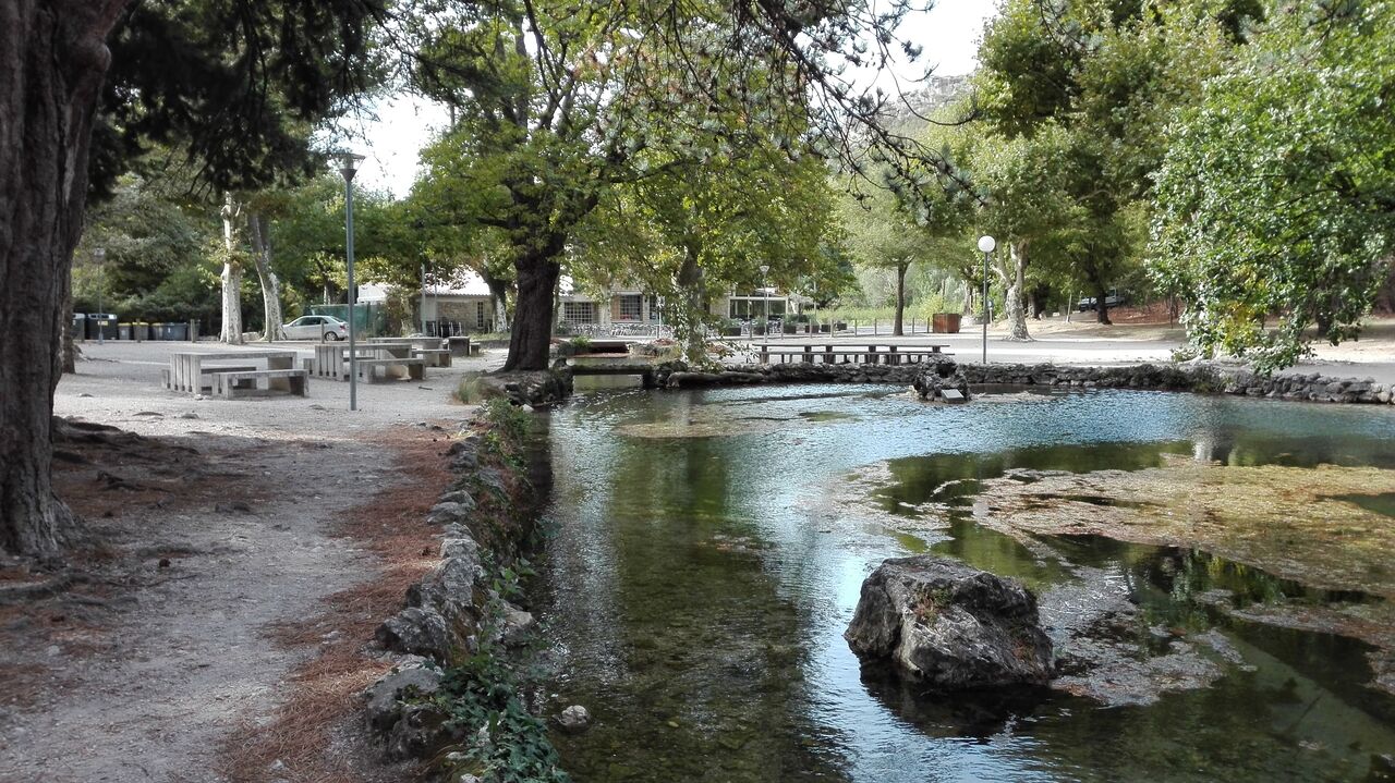 Au bord d'une source d'eau pure