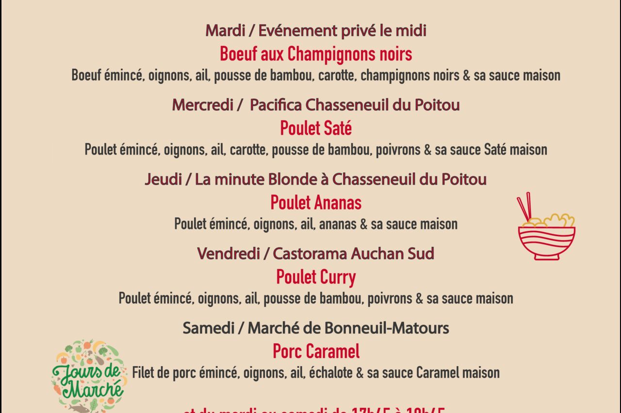 Semaine du 04 au 08 juillet 2023