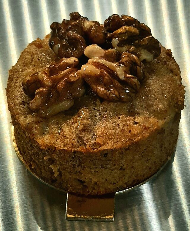 Entremet aux poires et aux noix sans lactose ig bas 