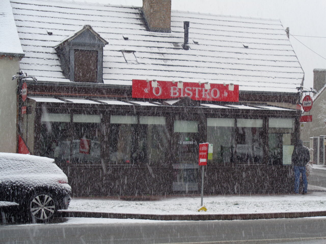 Retrouver le côté chaleureux d'O BISTRO même sous la neige
