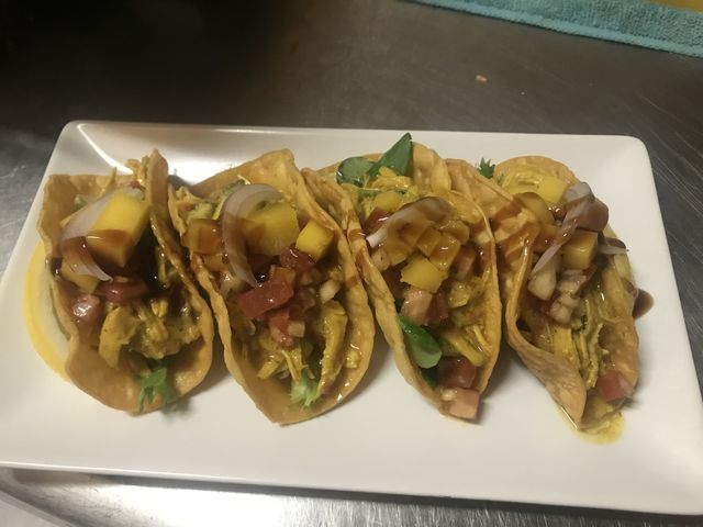 Tacos de pollo toca-masala