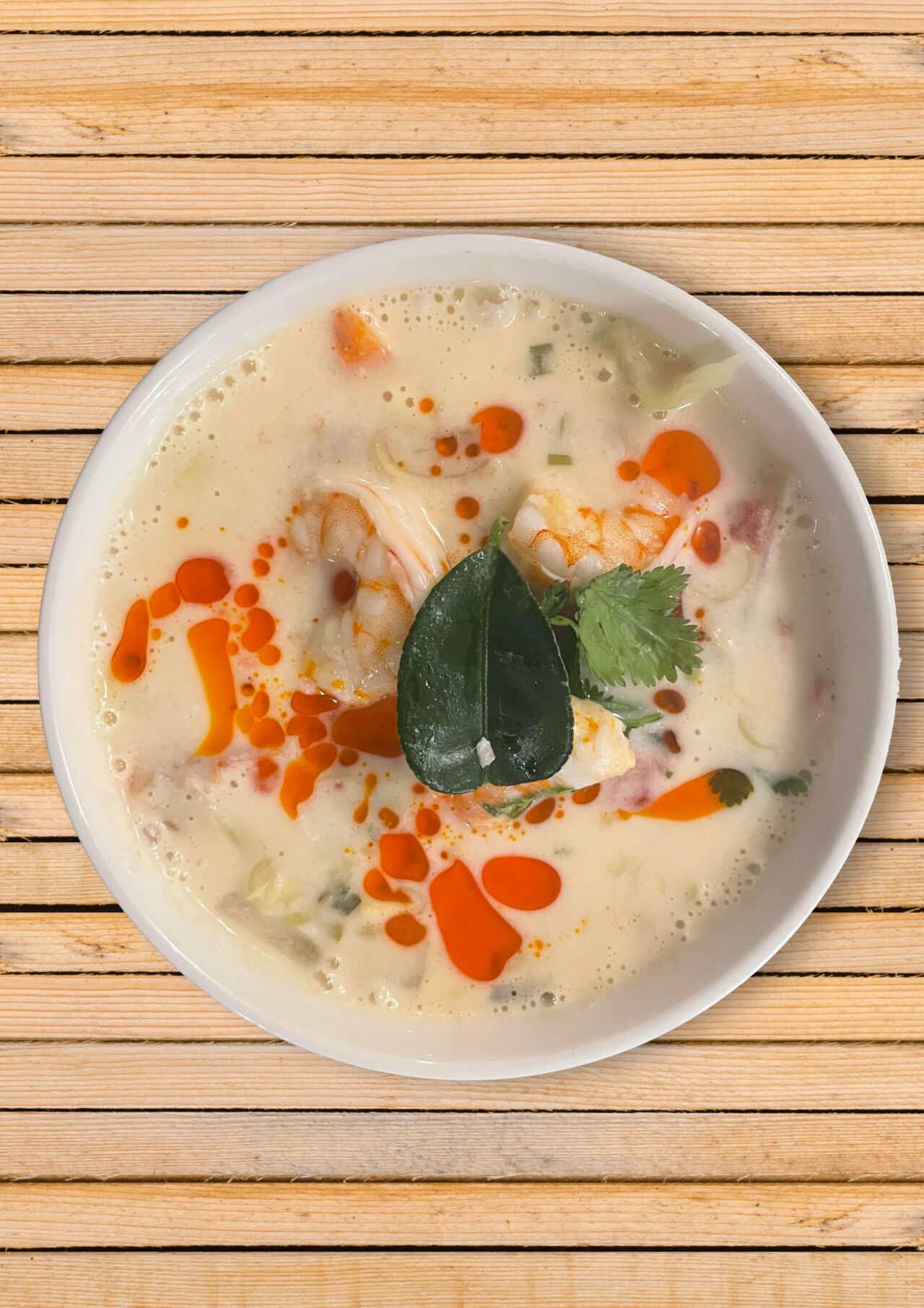 Tom kha (crevette ou Poulet)