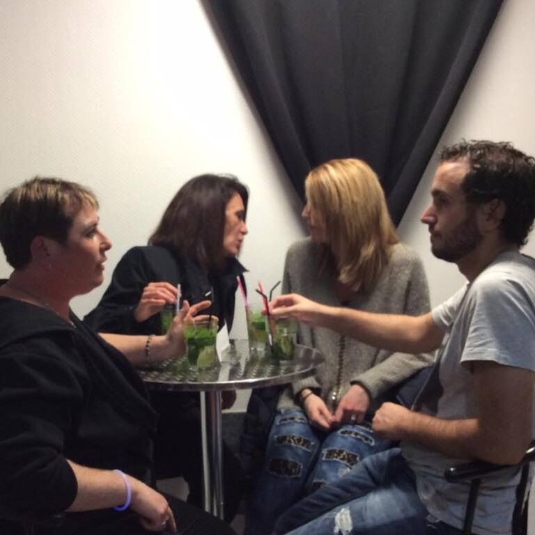 Petit verre entre amis 