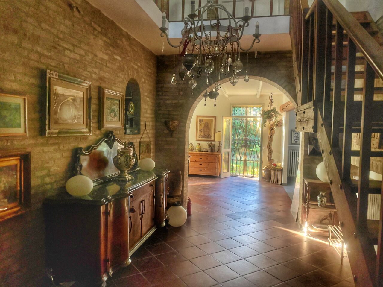 Androne centrale al calar del sole