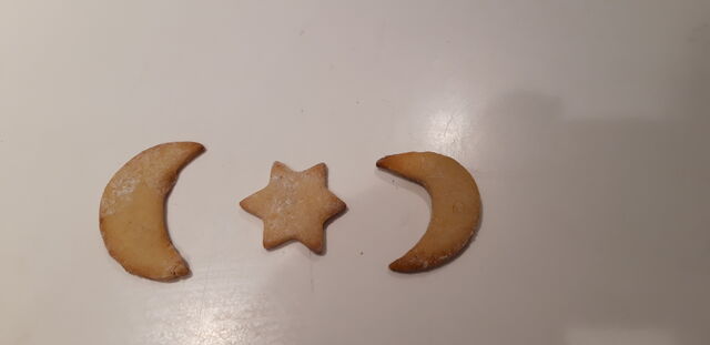 In der Weihnachtszeit gibt es frisch gebackene Plätzchen