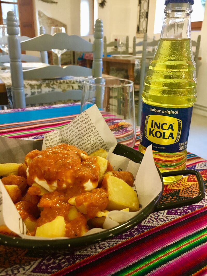 Patatas bravas con ajíes peruanos